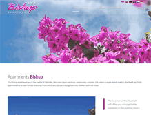 Tablet Screenshot of apartmani-biskup.com